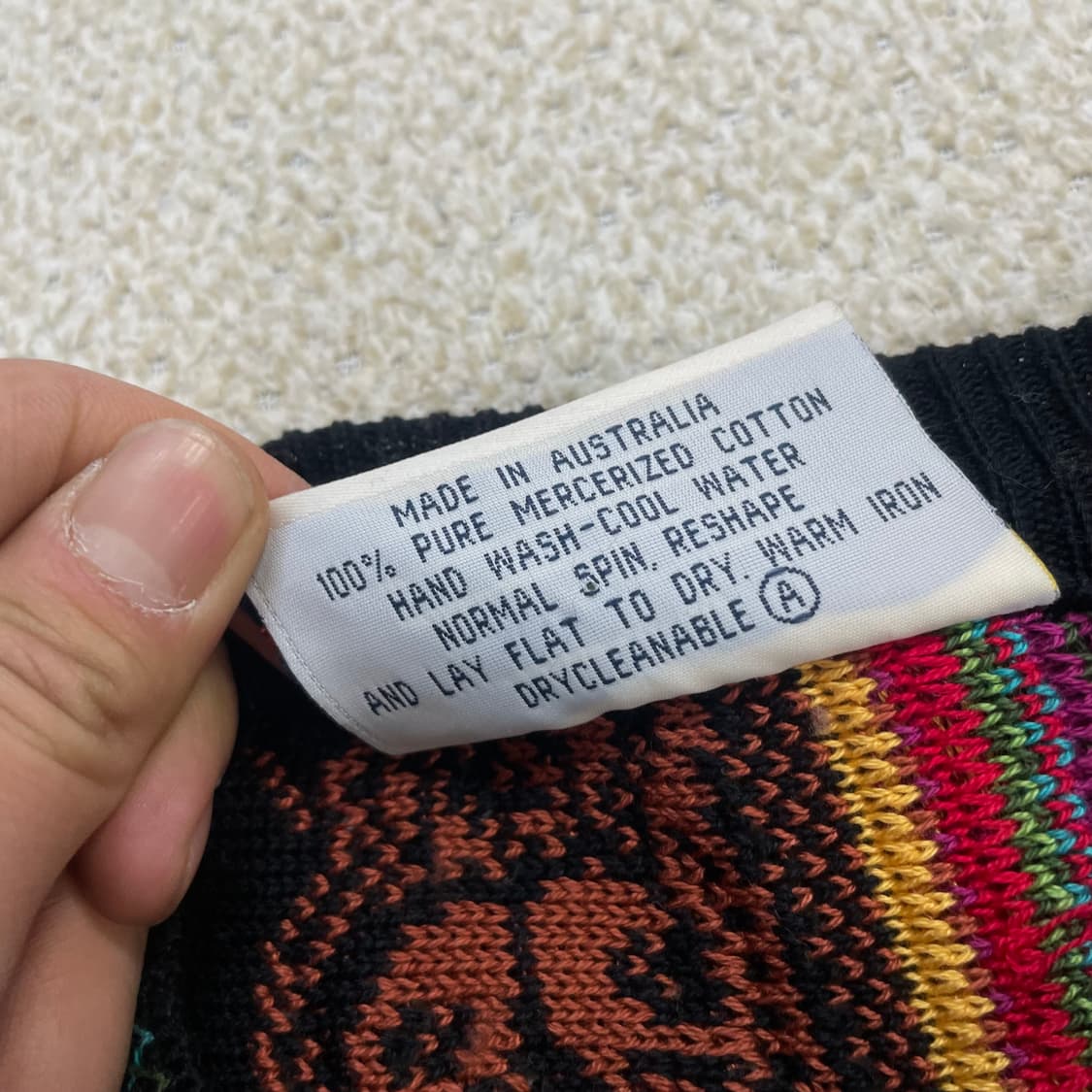 Carlo alberto 오스트레일리아 케이블 니트 상품이미지4