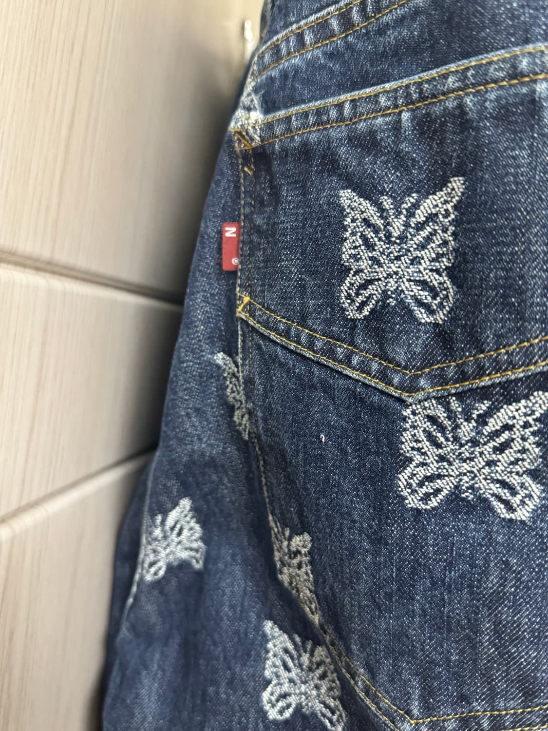 니들스 빠삐용 스트레이트 데님 팬츠 XL (ssf샵 구매) 상품이미지2