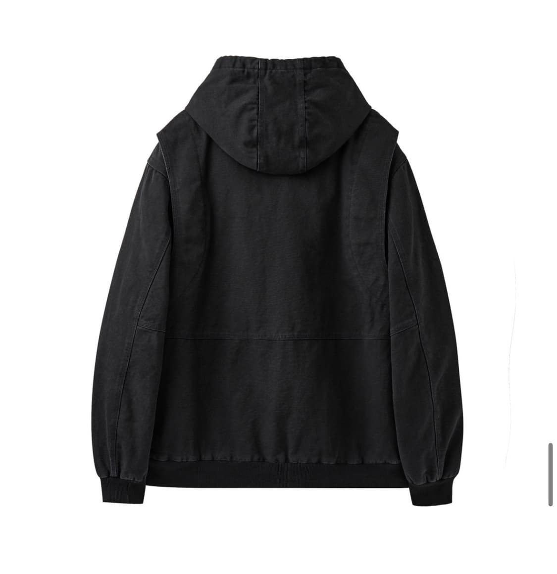 아르반 헤비 덱 캔버스 액티브 후디드 자켓_스톤 블랙3 상품이미지2