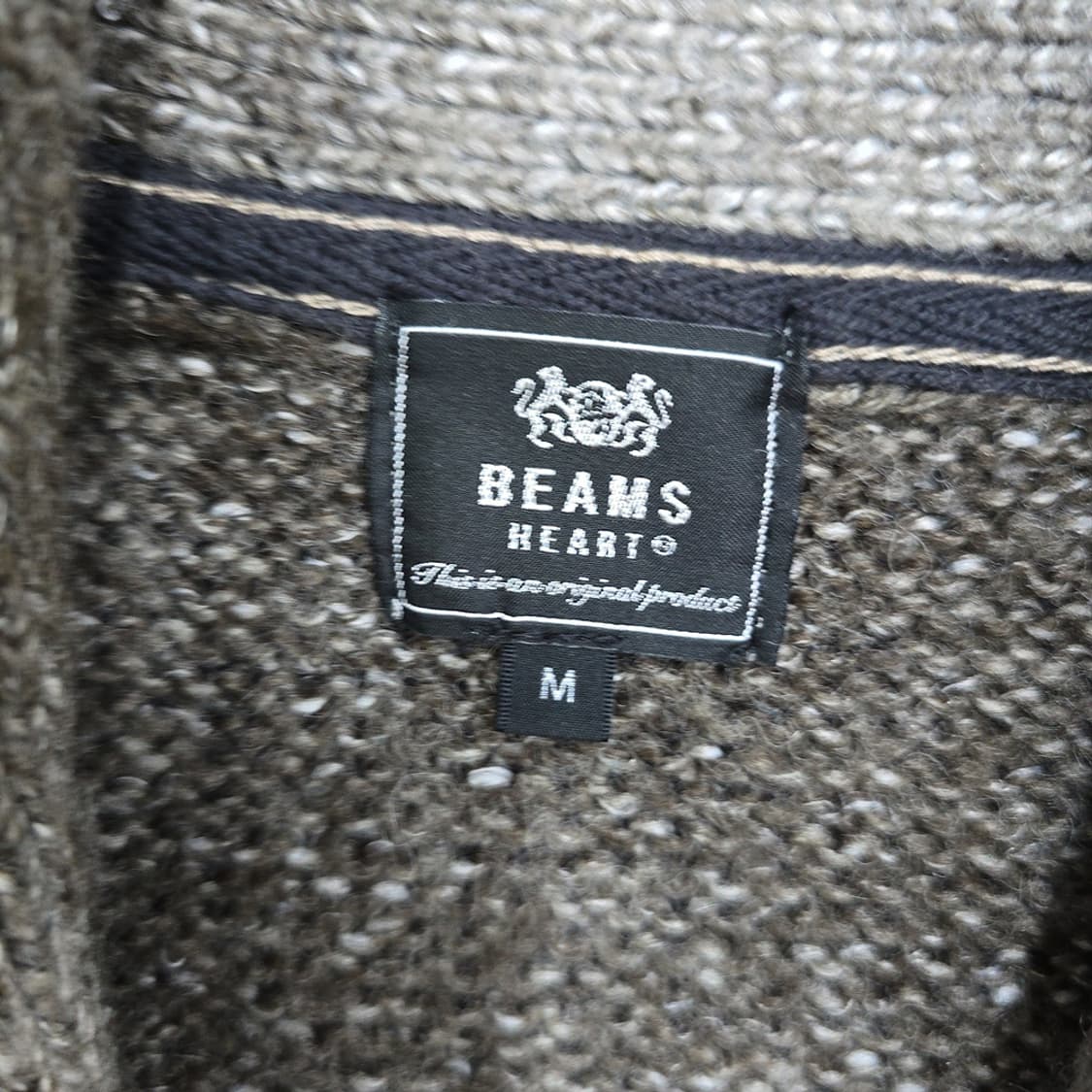 빔즈하트(beams heart) 멜란지 가디건 M 상품이미지4