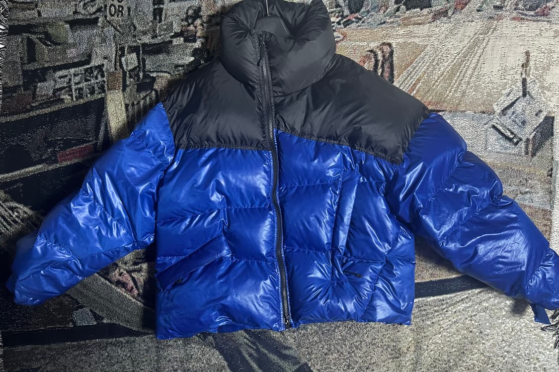 후미토 간류 그라피티 패딩 블루 상품이미지1