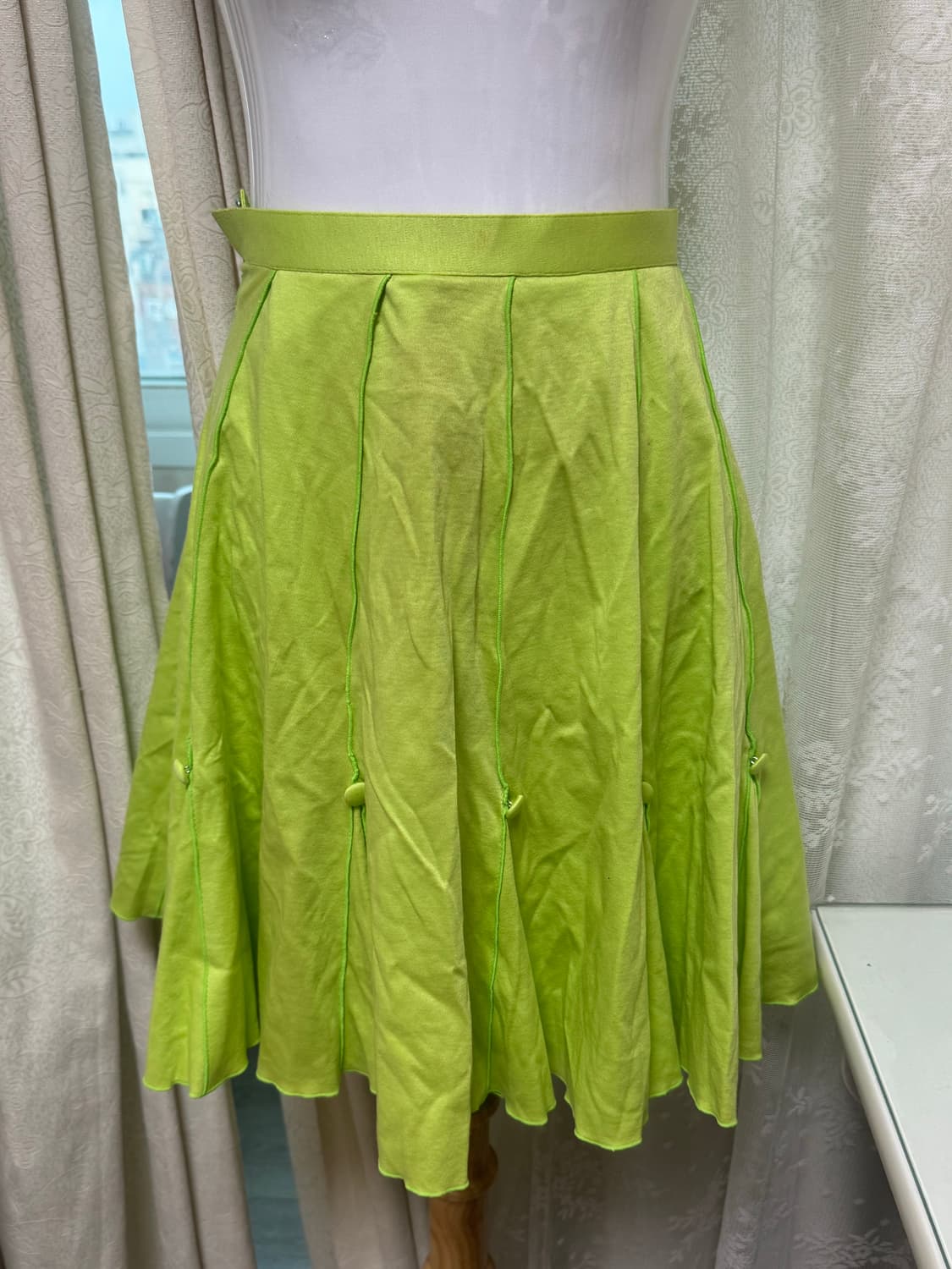 Vintage lime midiskirt 상품이미지6