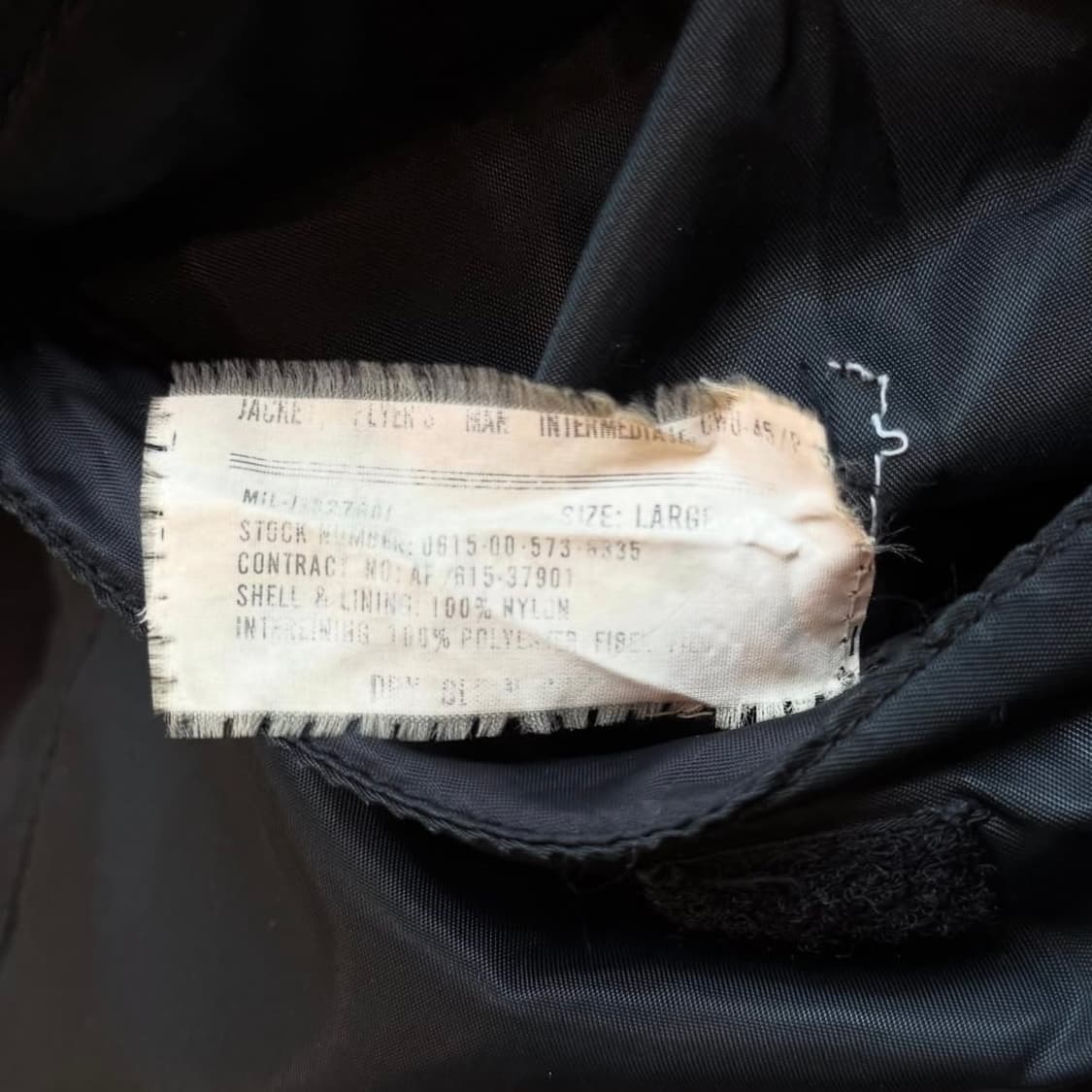 90s US Air Force CWU-45/P 플라이트 자켓 상품이미지8