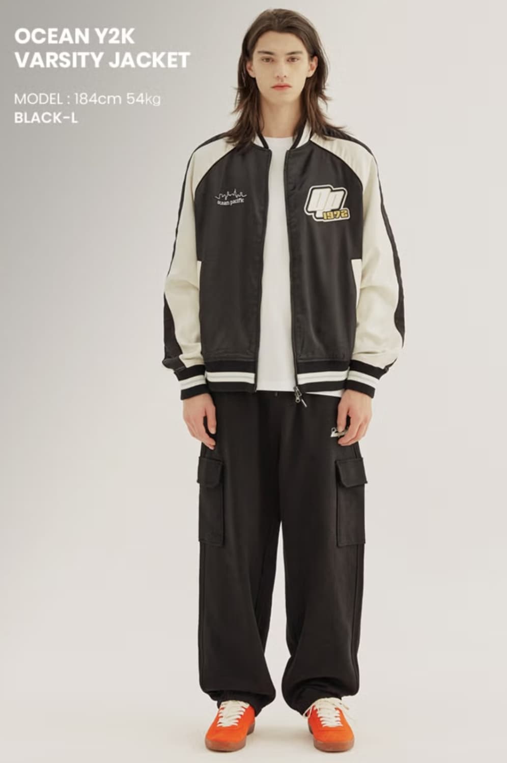 오션퍼시픽 Y2K 바시티 스카잔  자켓  M 상품이미지10