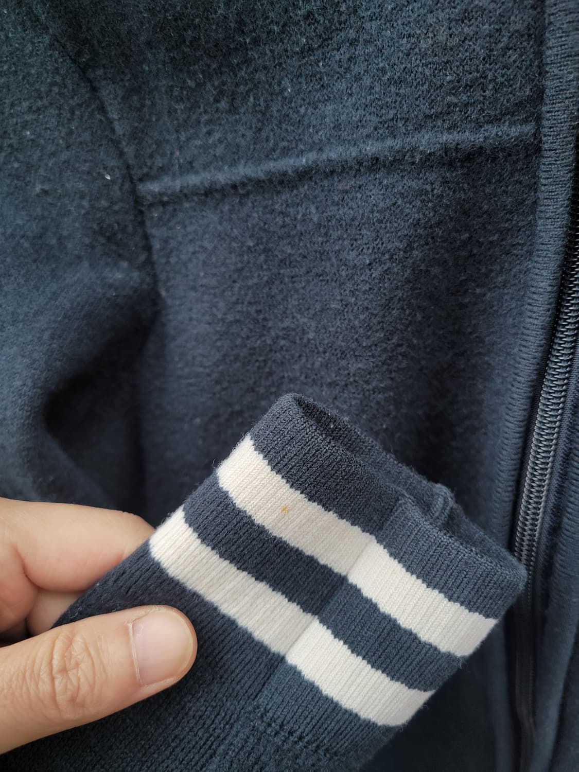 라코스테 진네이비 모 100% 집업 가디건 니트 상품이미지5