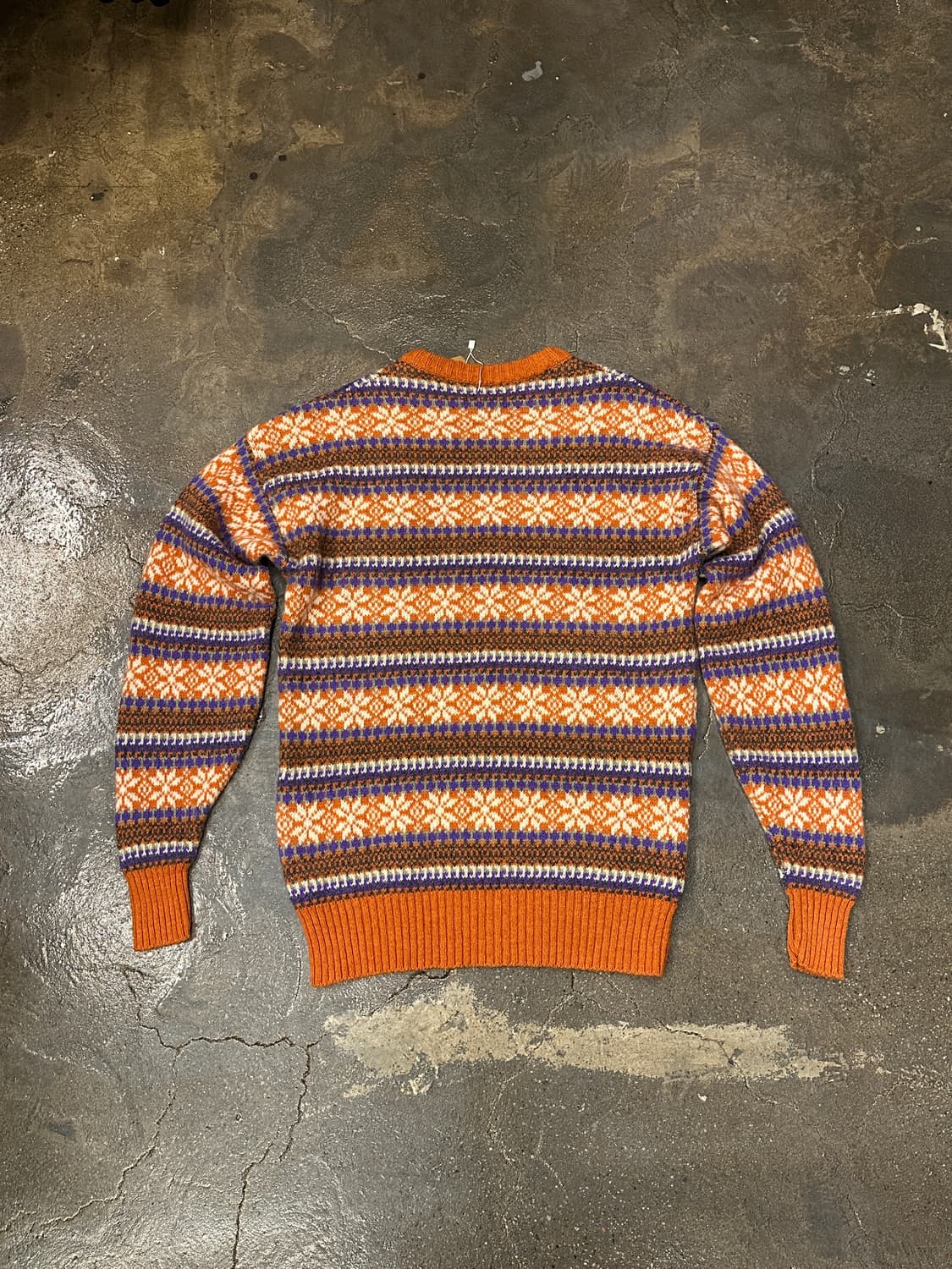 빈티지 패턴 니트 스웨터 L 상품이미지2