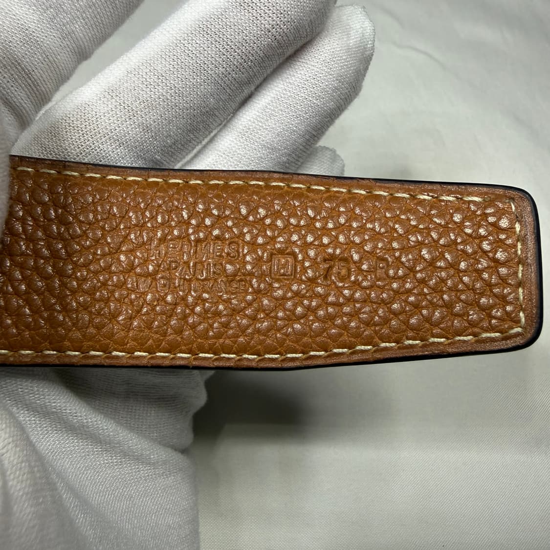 에르메스 리버시블 레더 스트랩 32MM H 골드 버클 벨트 상품이미지8