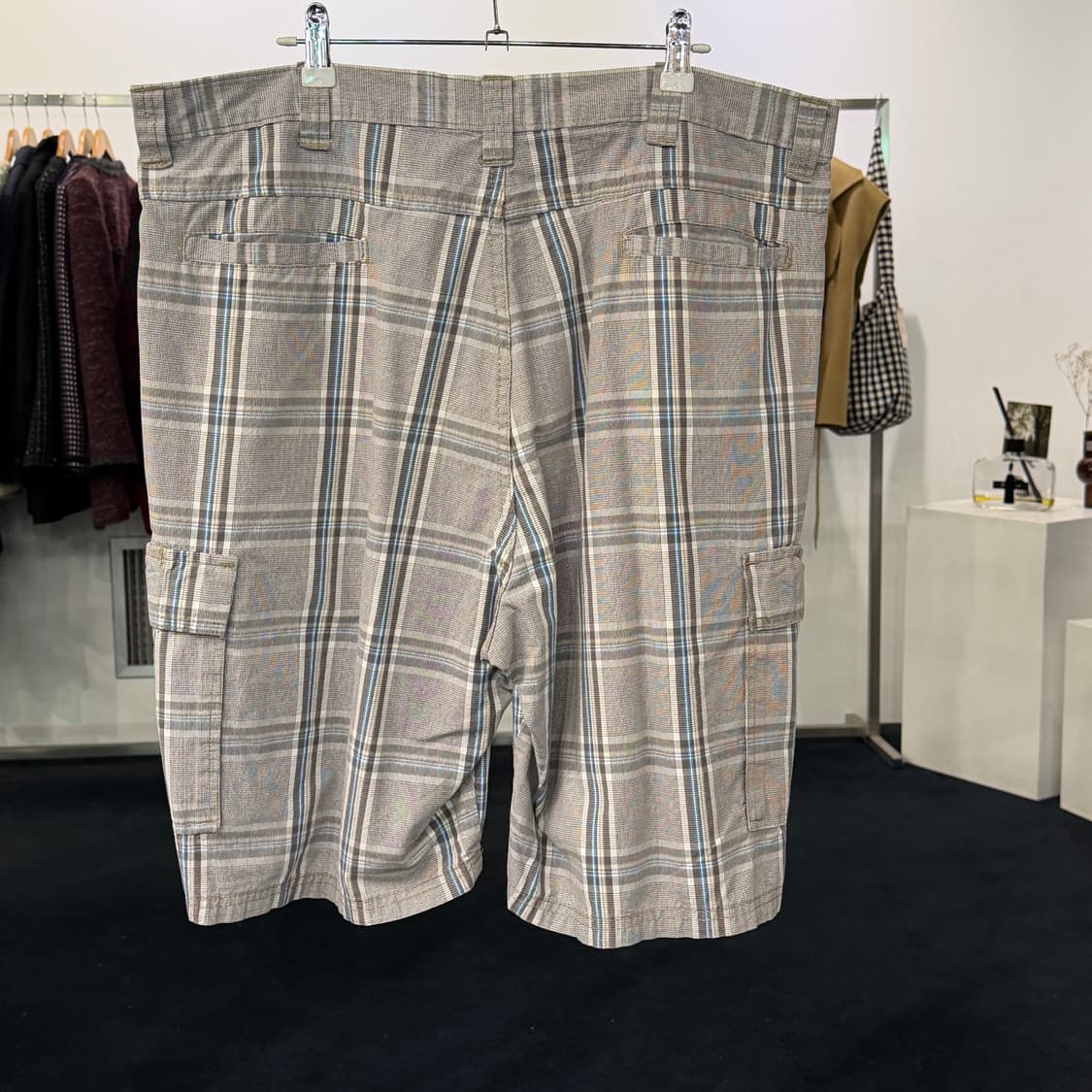 [38] 랭글러 체크 반바지 상품이미지2