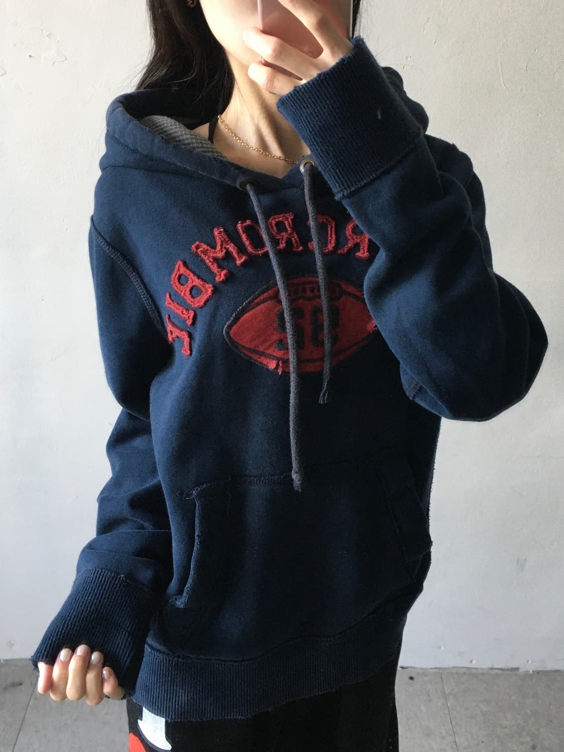 아베크롬비 빅로고 후드티 상품이미지2