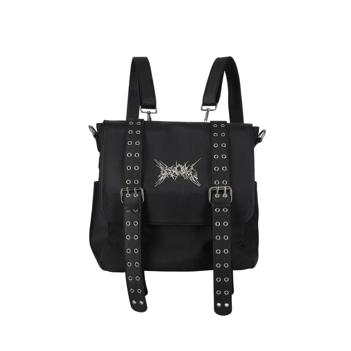 qooza 고스펑크 지뢰계 IMVAL PU belt backpack 상품이미지1