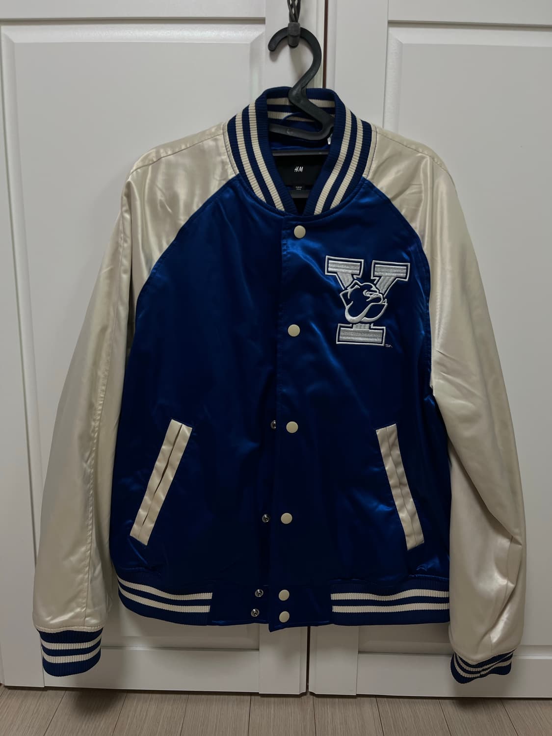 H&M X 예일 나그랑 야구 점퍼 M 상품이미지2