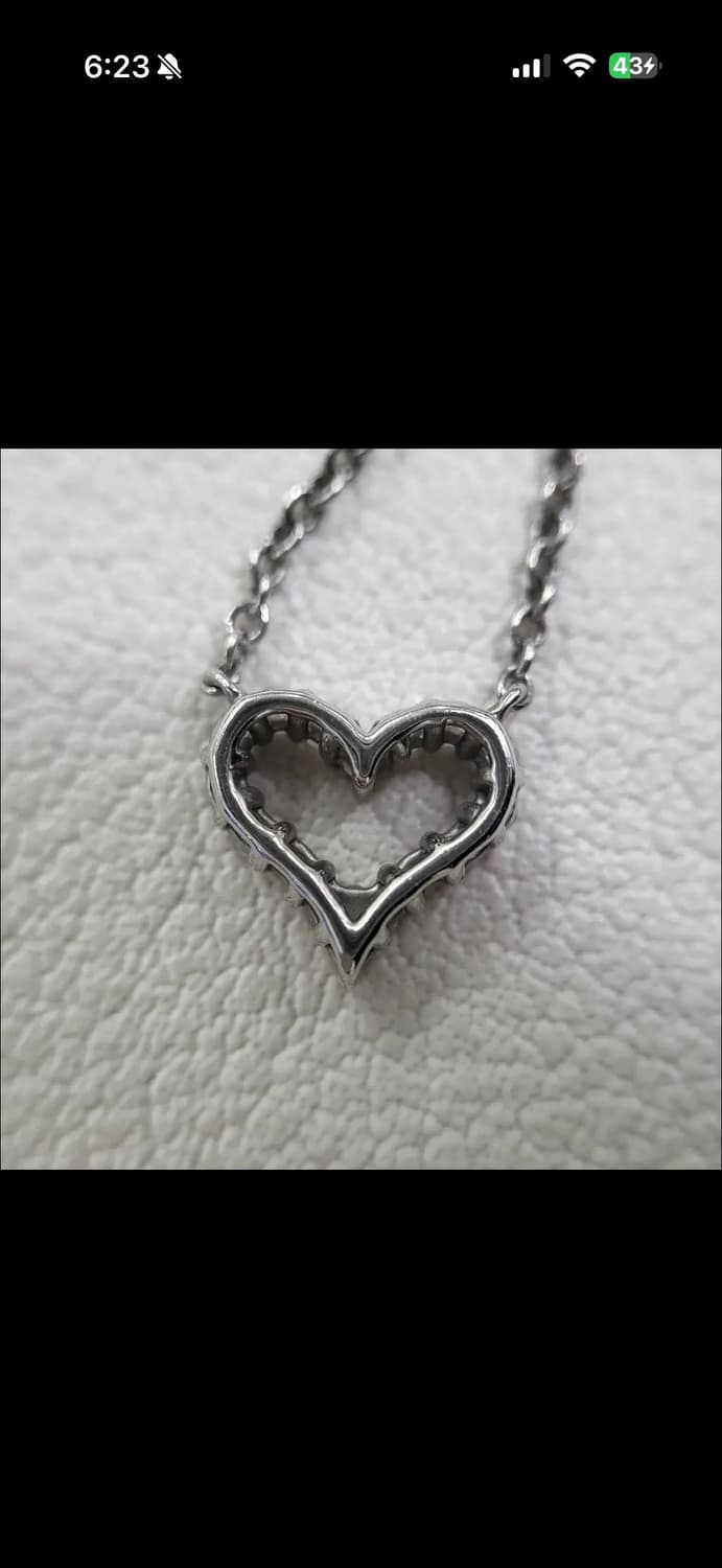 티파니앤코 하트 펜던트 엑스트라미니 다이아몬드 목걸이 상품이미지4