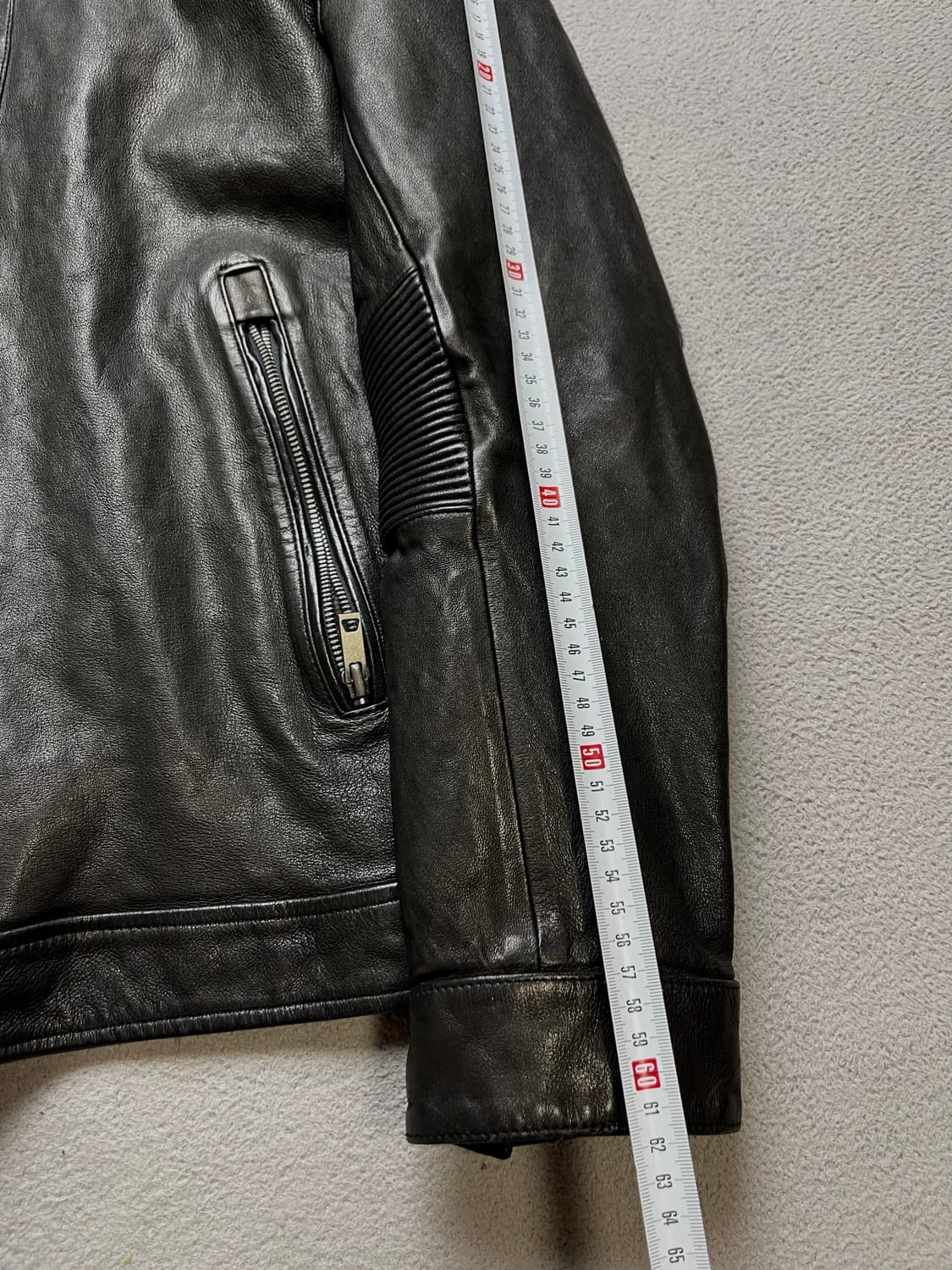 [XL] SLCZ 레더자켓 -양가죽자켓 100-105slim jacket 상품이미지3