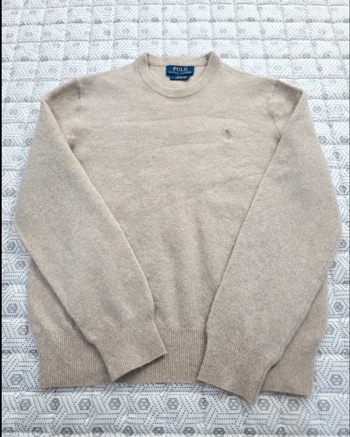 폴로 랄프로렌 베이지 니트 ~55반 상품이미지4