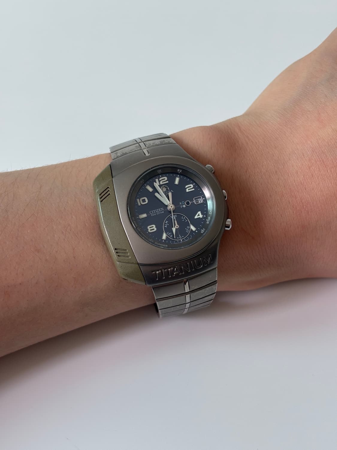 2000s Attesa Eco-Drive titanuim Quartz 상품이미지9