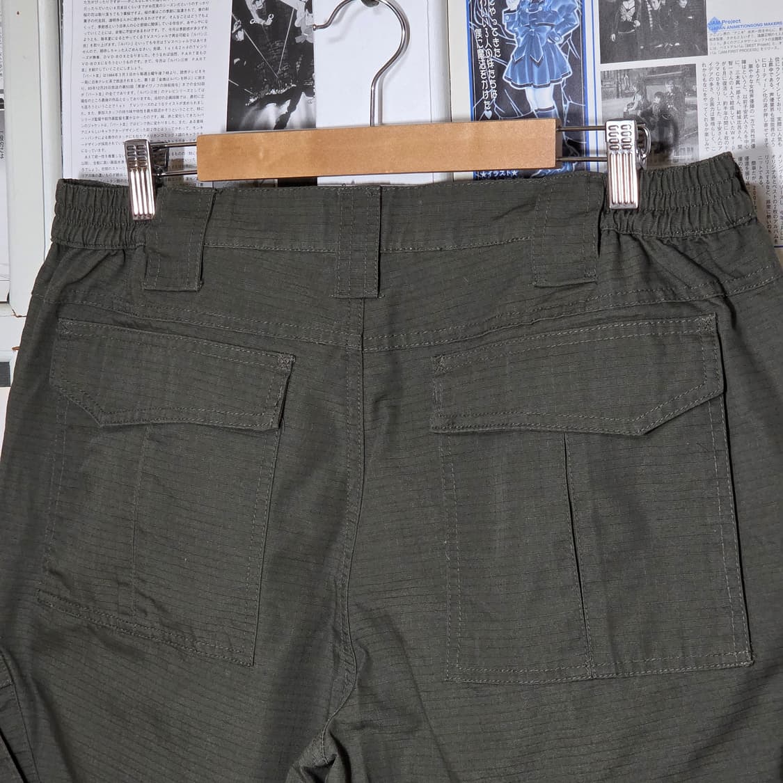 CQR 립스탑 카키 카고 팬츠 상품이미지6