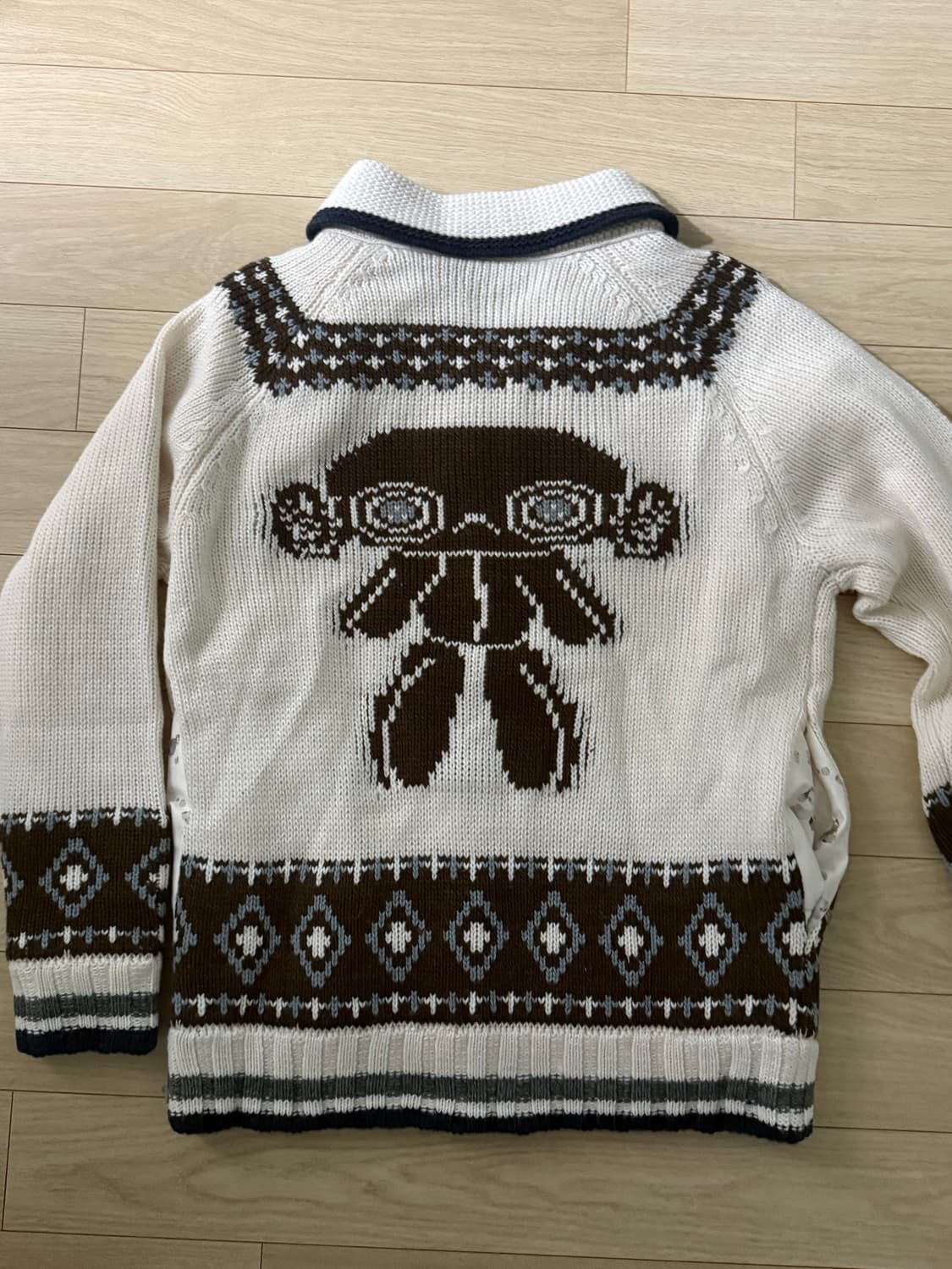 코이세이오 코위찬 니트 자켓 아이보리 상품이미지5