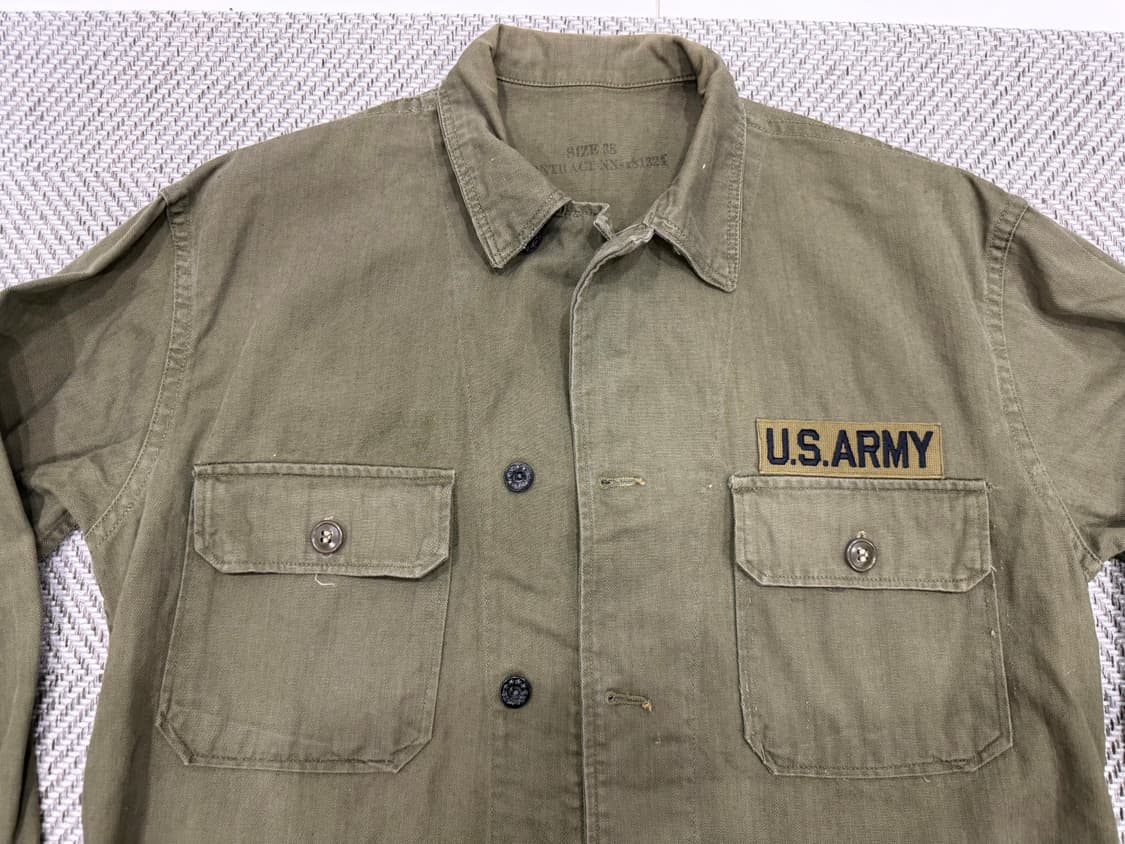 (초레어 소장용) 미군 HBT 셔츠 자켓 38 상품이미지2