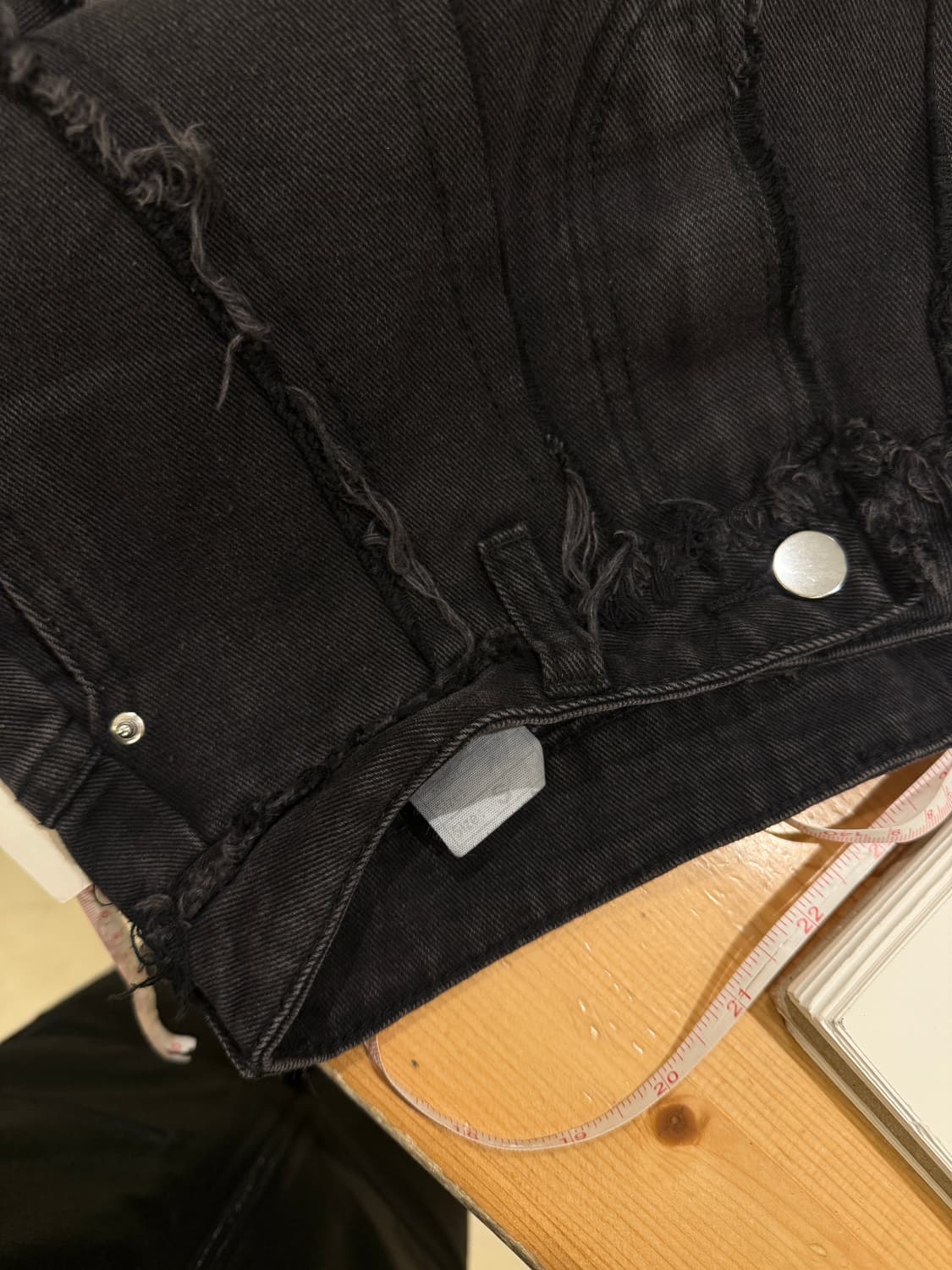 프레이드 패치워크 데님 팬츠 U515 상품이미지5