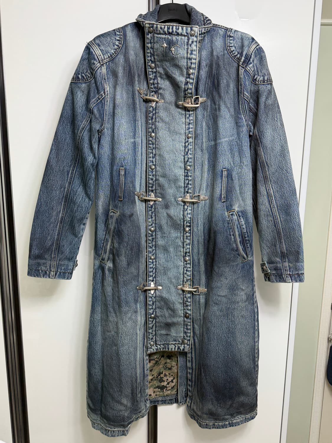 떠그클럽 데님 트렌치 코트 2사이즈 상품이미지2