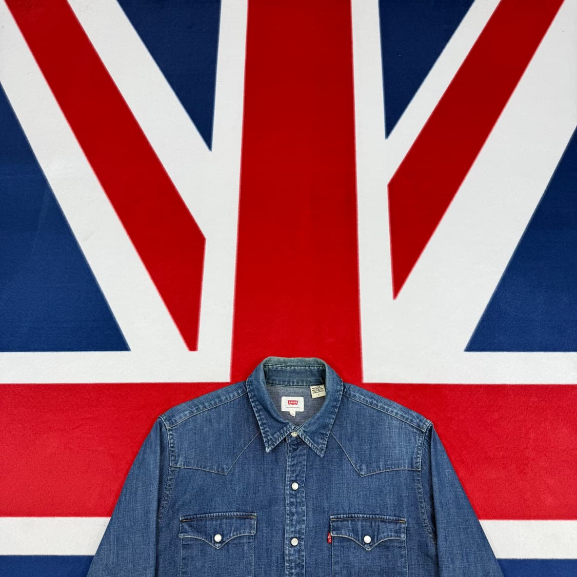 리바이스 웨스턴 데님 셔츠 M 상품이미지2