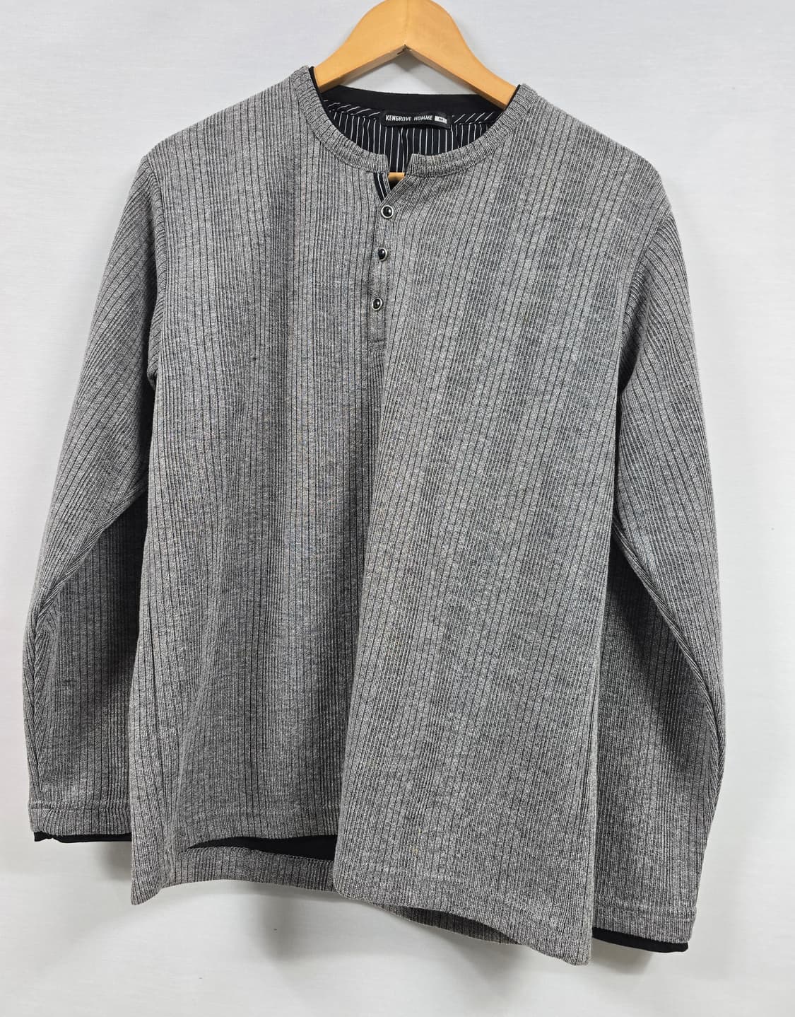 KENGROVE HOMME 헨리넥 롱슬리브 티셔츠 M 상품이미지1