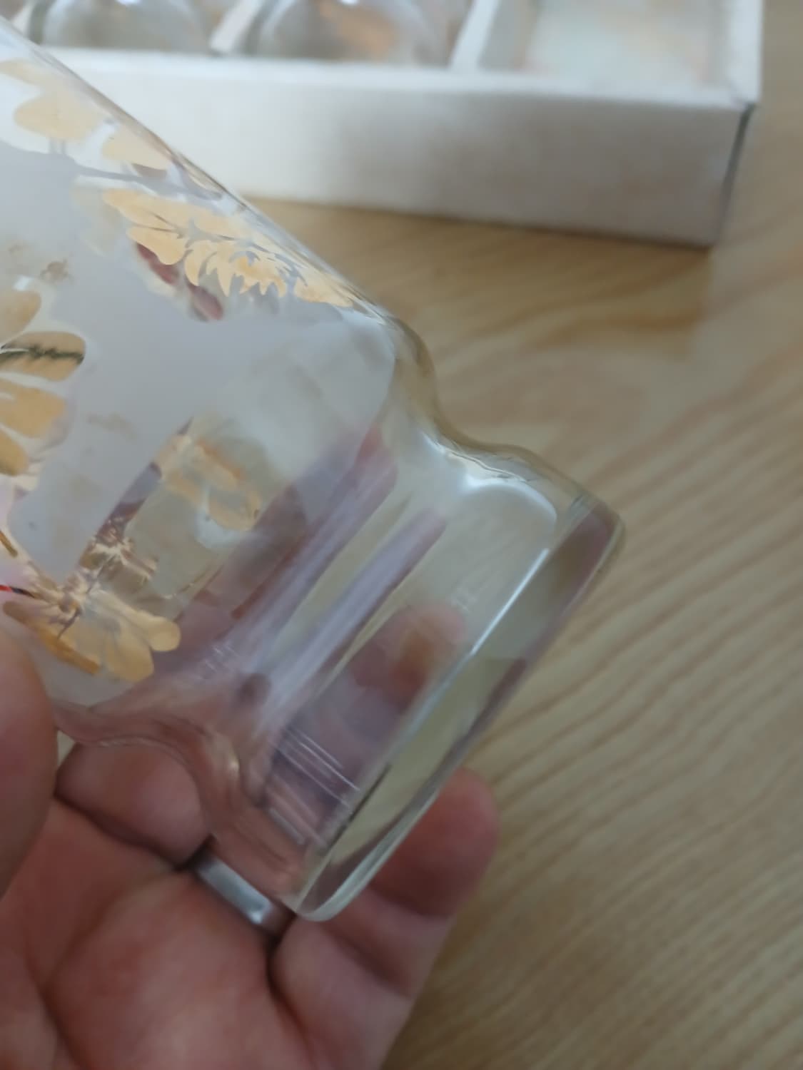 80년대 일본 빈티지 사사키 (lovely10)글라스 컵 10P셋트 상품이미지4