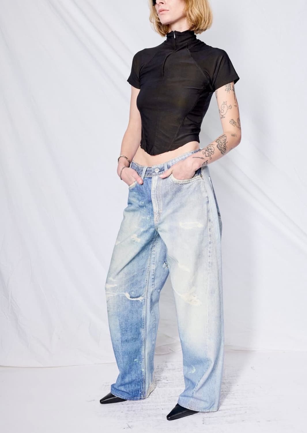 [초레어] 아워레가시 풀 컷 디지털 데님 38 (32) 상품이미지4