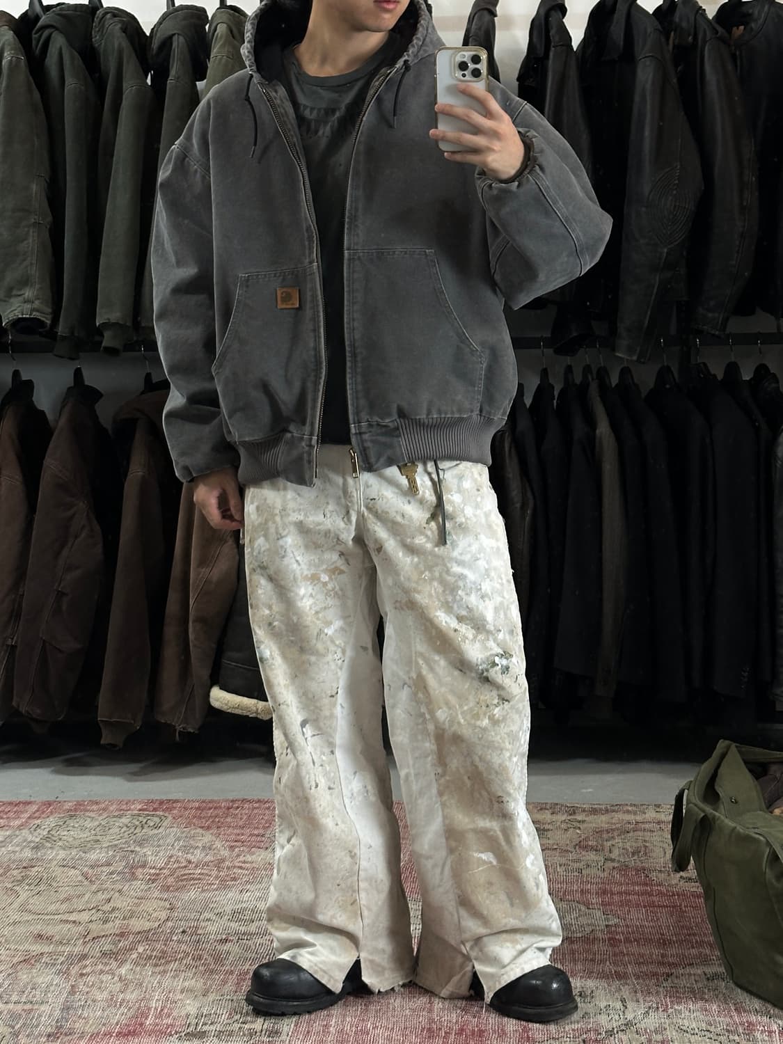 OG 칼하트 J130 액티브 자켓 칼하트 GVL 그레이 상품이미지9