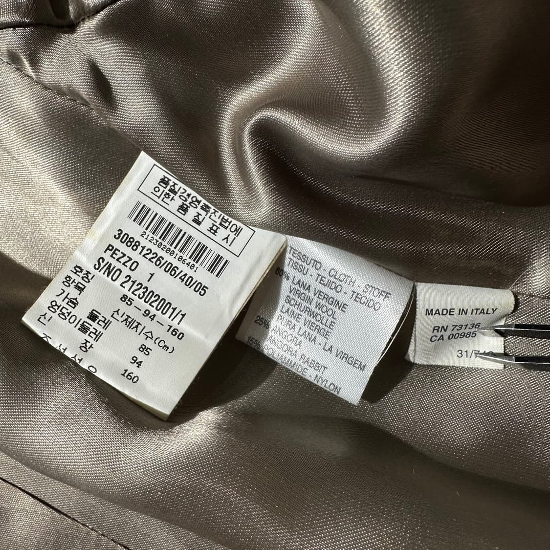 막스마라 울 앙고라 로브 더블 하프코트 상품이미지9