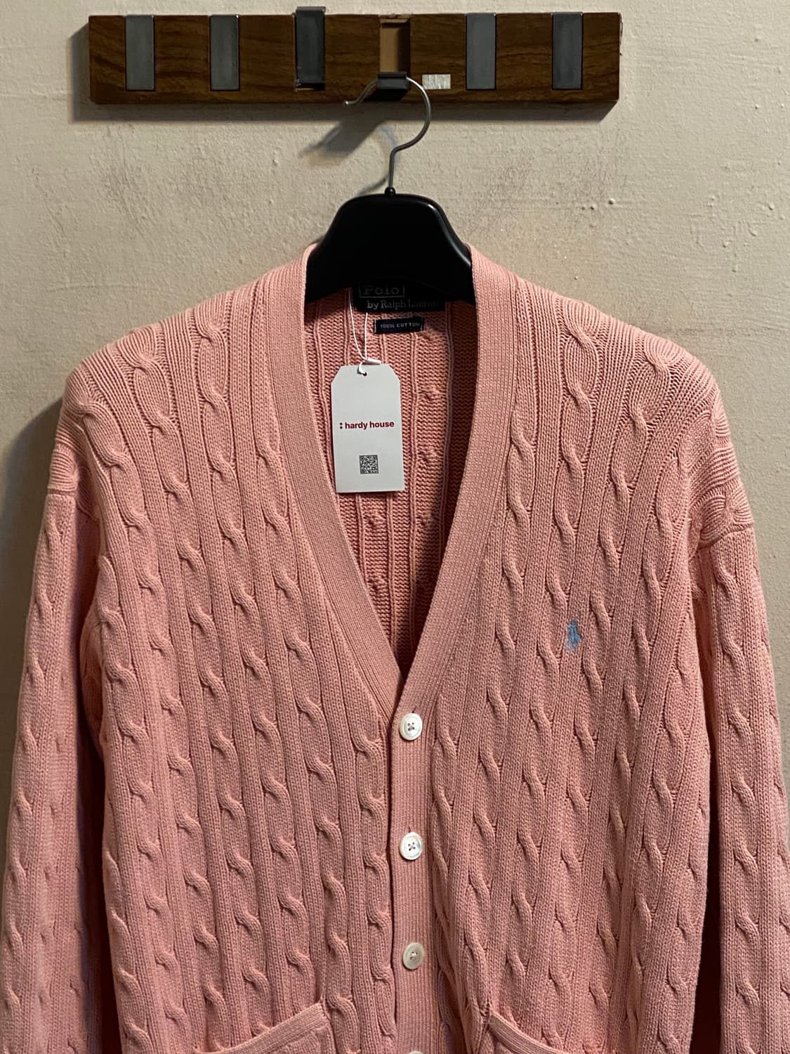 폴로 랄프로렌 핑크 가디건 상품이미지1