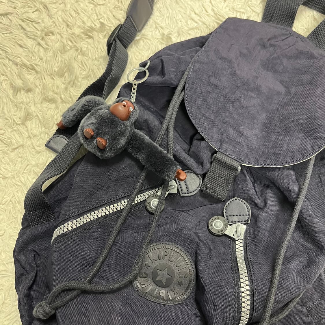 Kipling navy backpack 상품이미지4