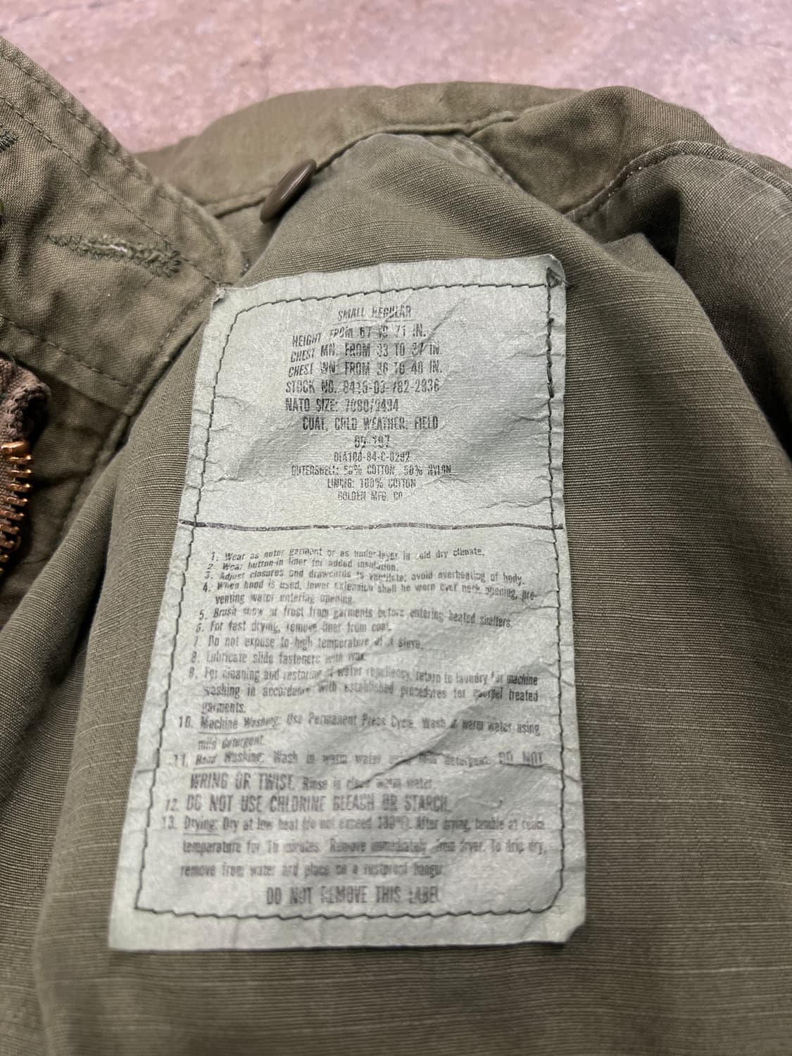 80’s M-65 필드자켓(자수 커스텀) 상품이미지6