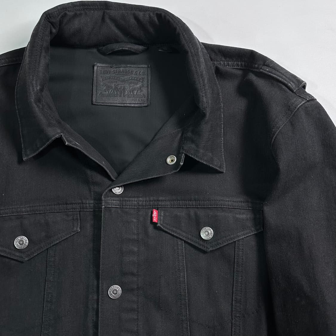 리바이스 오버사이즈 블랙 코튼 자켓  상품이미지3