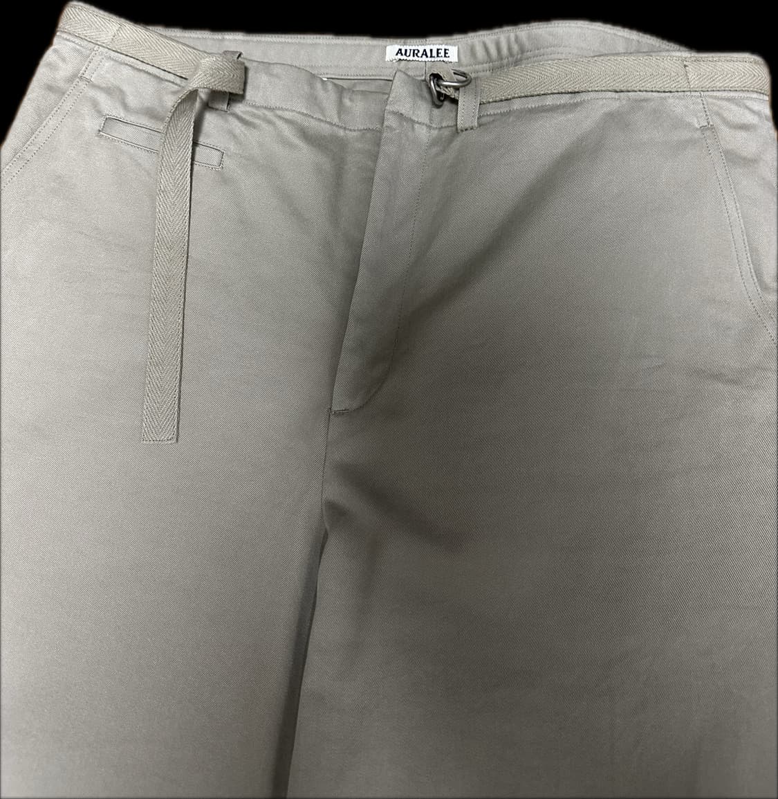 25ss 오라리 워시드 치노 벨티드 팬츠 6사이즈 상품이미지3