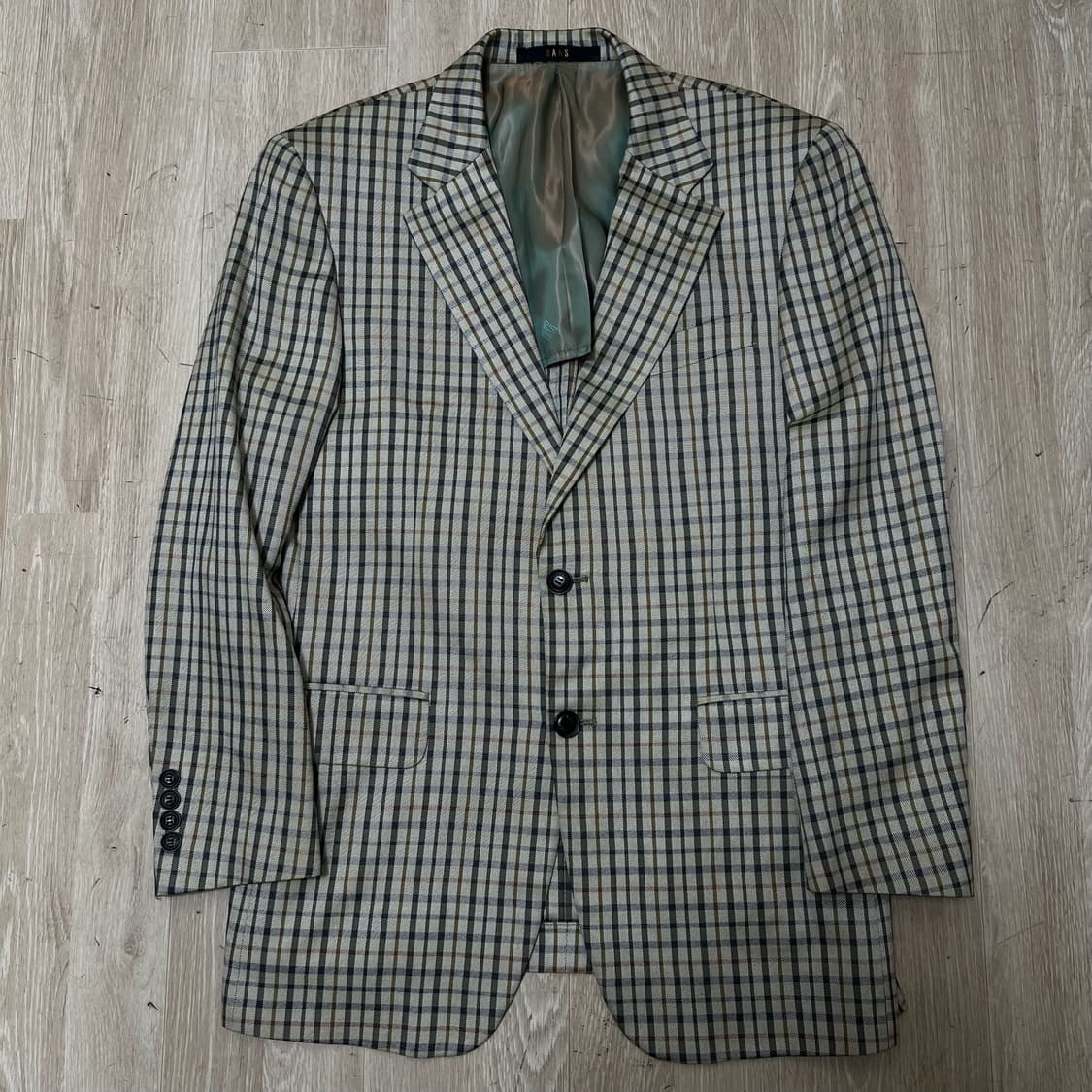 닥스 남성 체크 정장 자켓 L/100  상품이미지1
