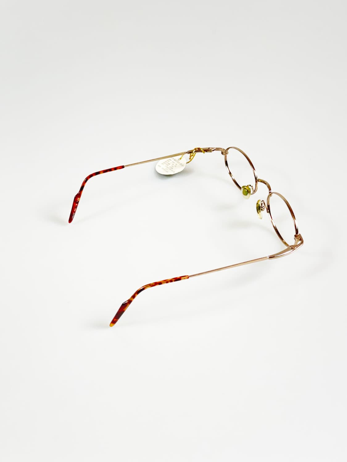 90s HOOD & HOOD 골드 슬림 오벌 프레임 빈티지 안경 상품이미지4