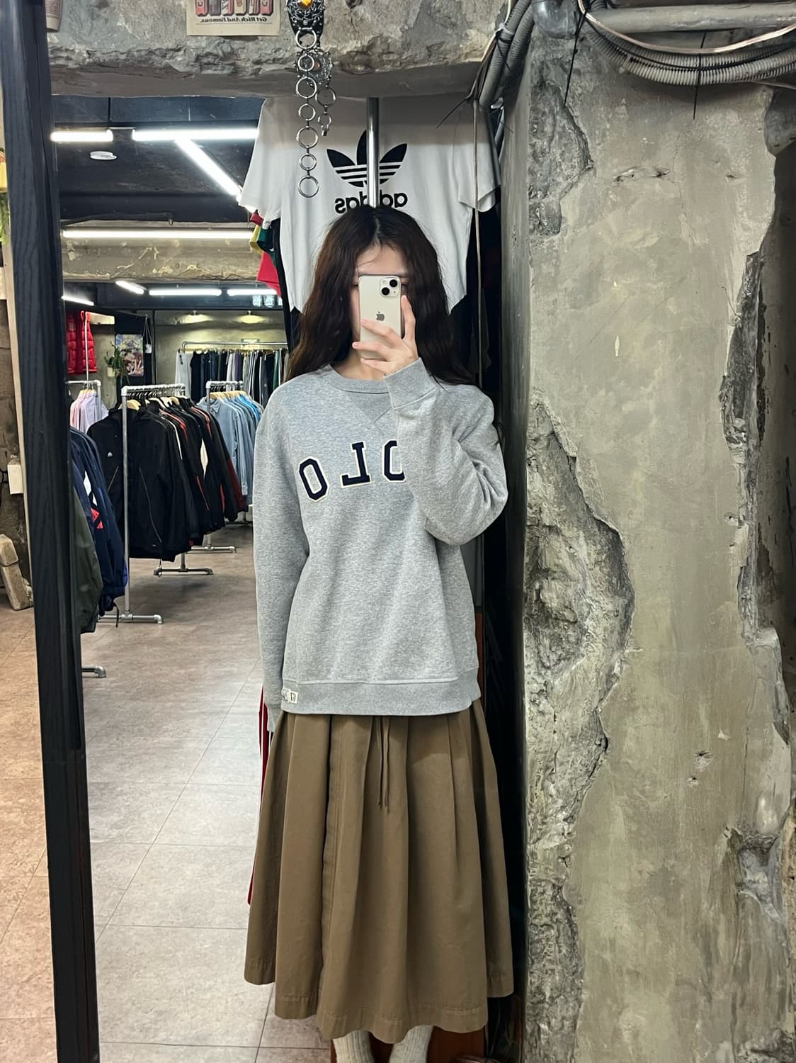 폴로 랄프로렌 기모 맨투맨 그레이 #csz2485 상품이미지2