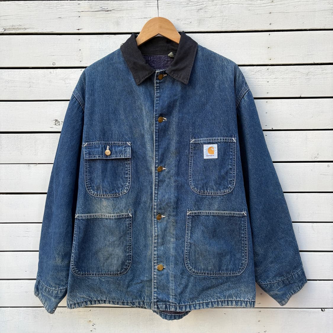 Carhartt 80~90s 칼하트 데님 초어자켓 워크자켓 상품이미지1