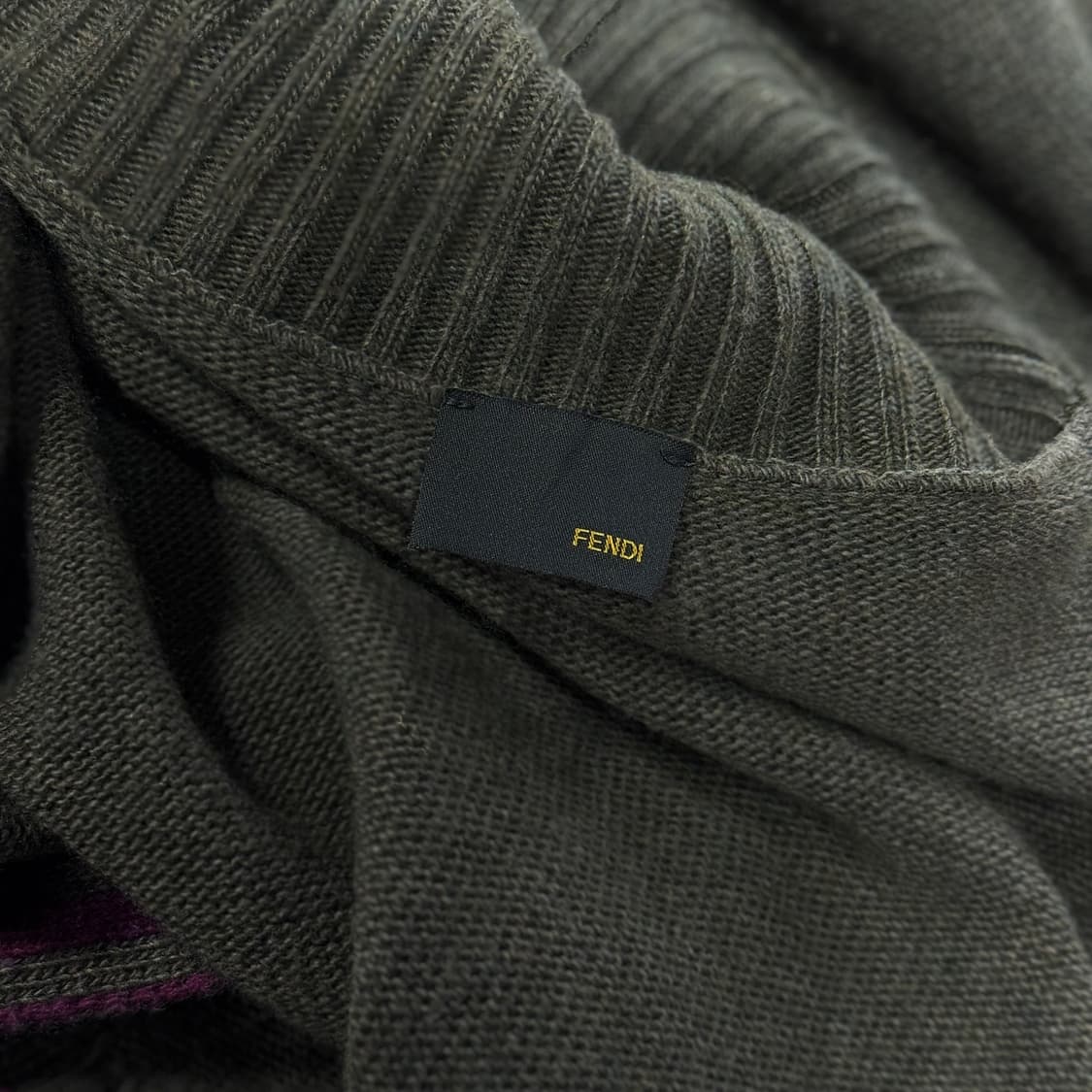 펜디 울 캐시 터틀넥 판초 케이프 상품이미지2