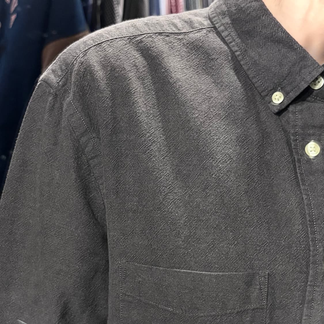 [IM] Carhartt 칼하트 긴팔 셔츠 차콜그레이 상품이미지4