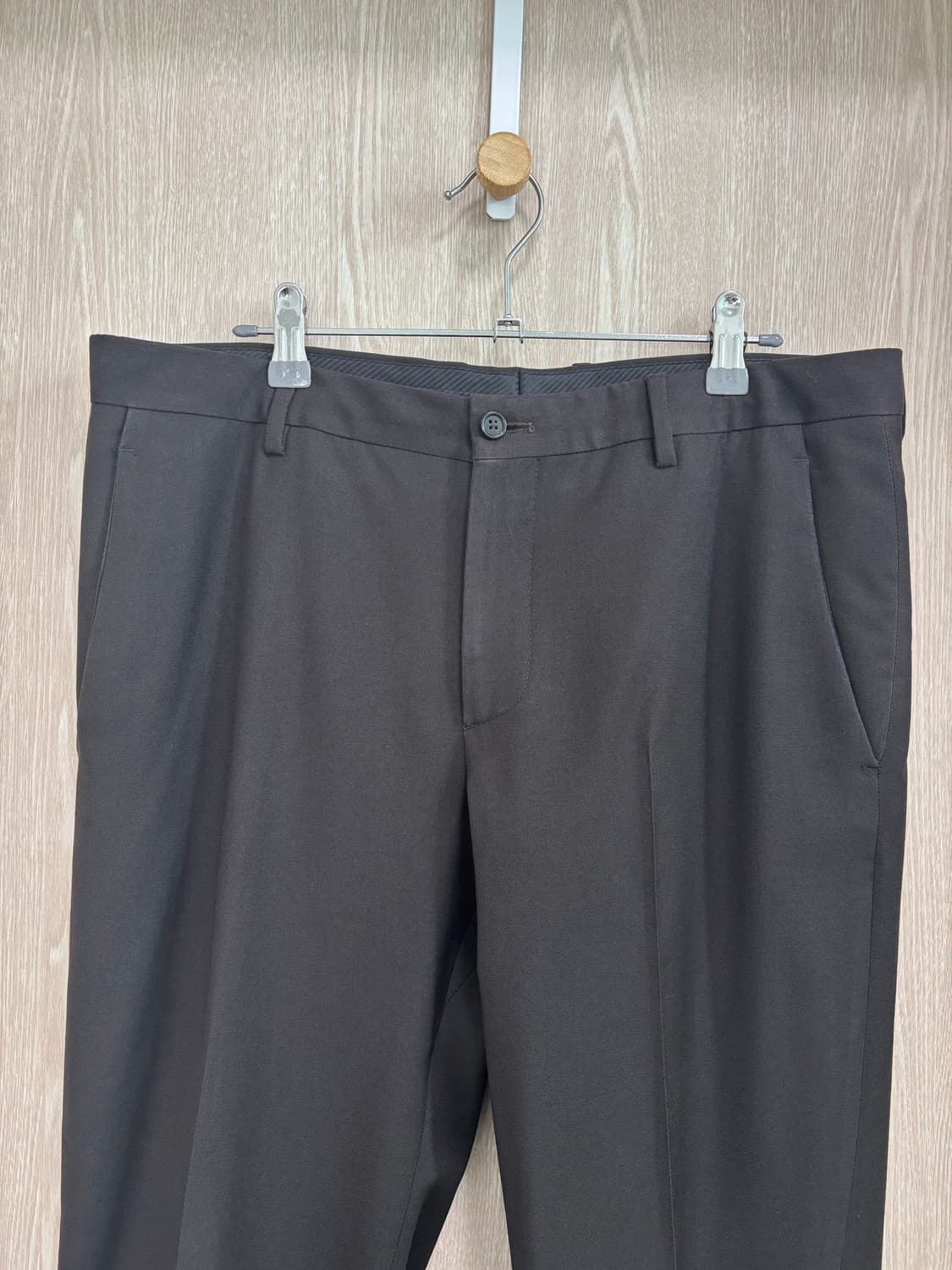 조르지오 아르마니 울 트라우저 팬츠50R(34)/다크브라운 상품이미지2