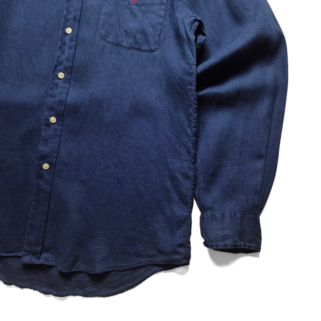 [M] 폴로 랄프로렌 린넨 포켓 셔츠 네이비 상품이미지5