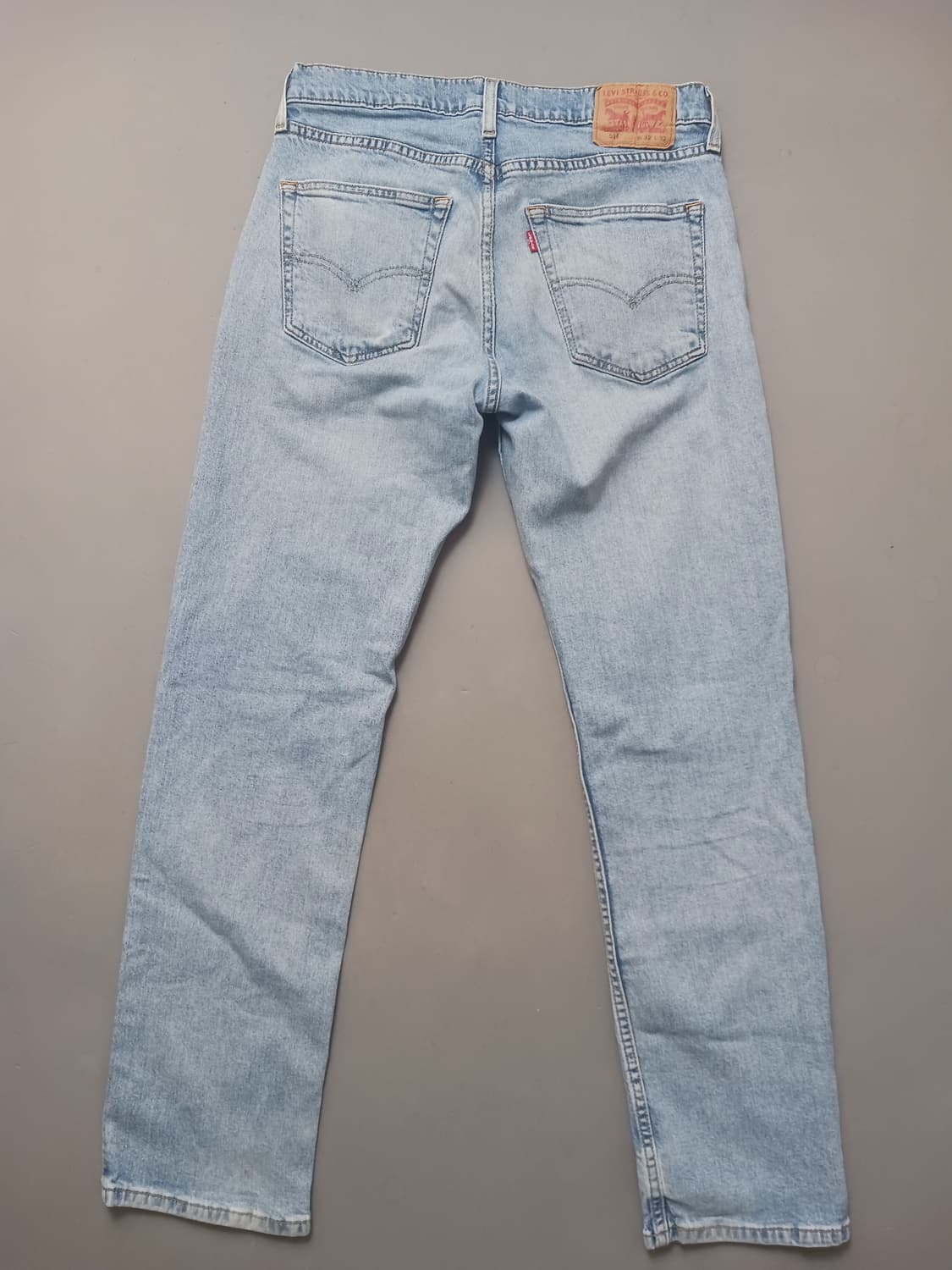 [32] 리바이스 514 연청워싱 슬림 스트레이트진 청바지 상품이미지7