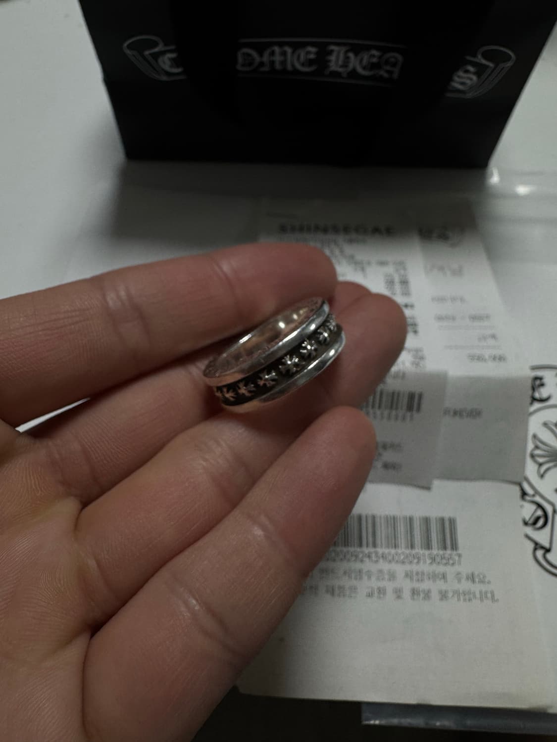 크롬하츠 미니플러스링 18.5호 상품이미지3