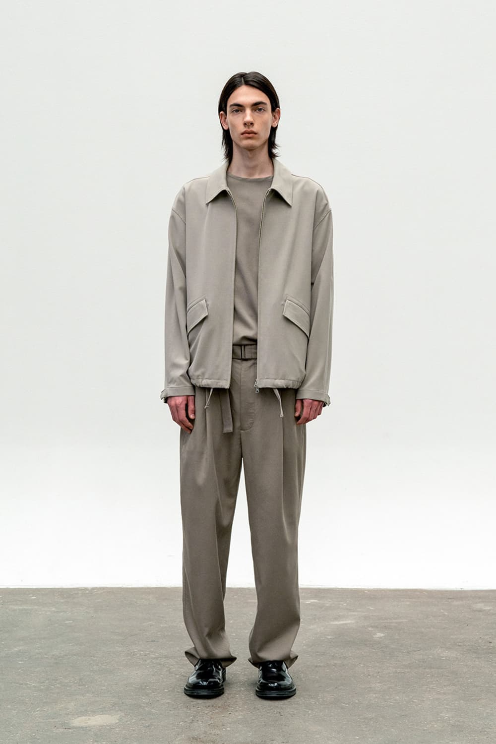 인사일런스 블루종 자켓 베이지 L 상품이미지3