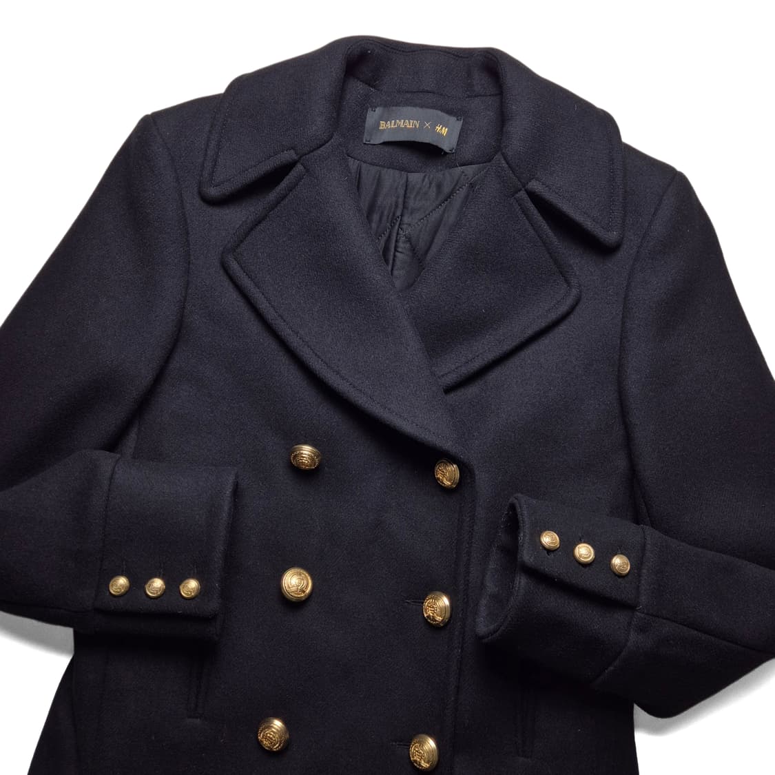 [M] 발망 X H&M 울 피코트 상품이미지1