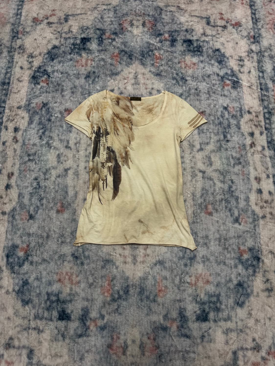 Goa 00s archive feather top 상품이미지2