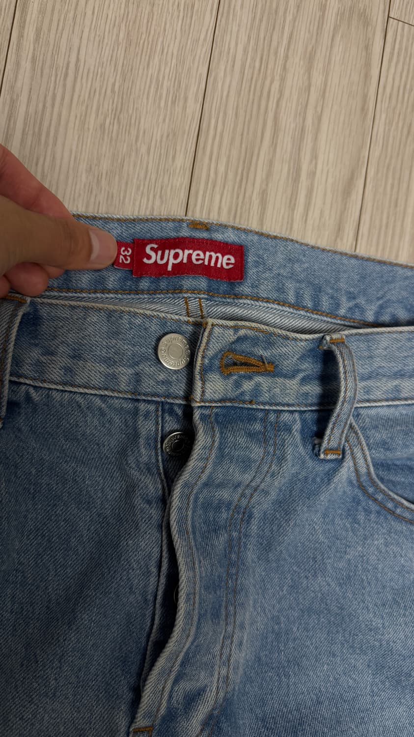 👖 슈프림 스톤 워시드 슬림 진 (워시드 인디고) 상품이미지3