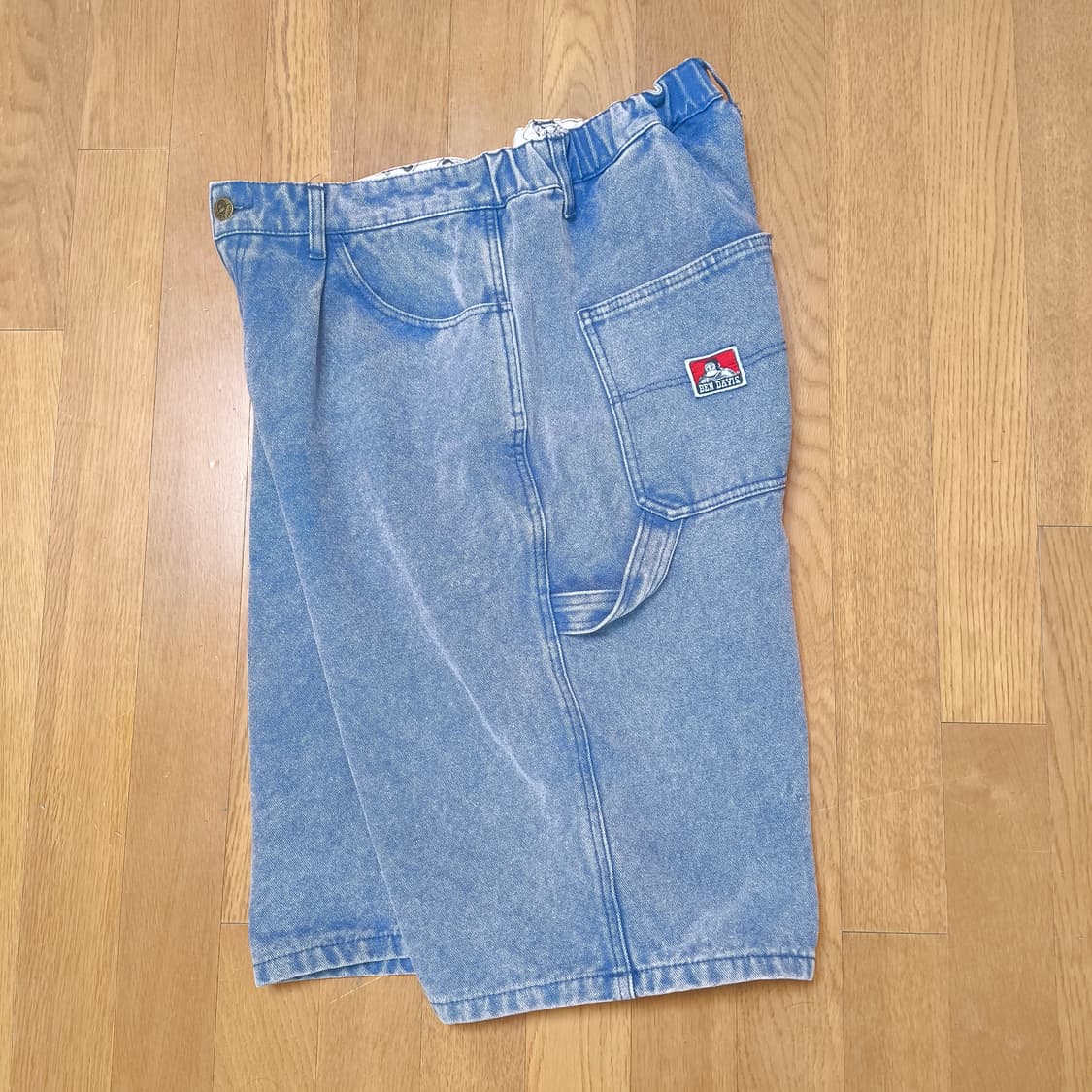 [XL] 벤 데이비스 카펜터 버뮤다 데님 쇼츠 상품이미지3